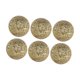 thumbnail image 4 of 6 Piezas Decorativas Mosaico Bolas de Centro Mesa de Vidrio Esfera Sólida Diseño Mosaico Reluciente Adecuado para Sala de Estar Mesa de Oro, 4 of 8