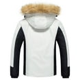 thumbnail image 2 of Chrisuno Men's Ski Jacket Winter Waterproof Mountain Hood Snow Coats Black White M, 2 of 5
