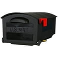thumbnail image 1 of Solar Group GMB515B01 Medium Black Weather Resistant Rural Mailbox, 1 of 4