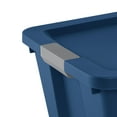 thumbnail image 6 of Sterilite Extra Large Storage Bin, 34 Gallon Plastic Storage Container with Latch Lid, Blue, 6 of 9