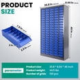 thumbnail image 5 of 100 Compartments Bolt Bin Organizer, 100 Drawers Parts Cabinet, Adjustable Storage for Small Office Supplies, Screws & Parts, 5 of 7