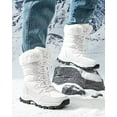 thumbnail image 6 of HOBIBEAR Women's Winter Waterproof Slip Resistant Snow Boots Warm Faux Fur Lined Mid-Calf Boots, 6 of 8