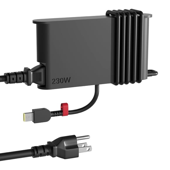 Nuevo cargador delgado SLRIOYS de 230 W compatible con Lenovo Legion Pro Slim 5 5i 5P 7 S7 C7 Y920 Y740 Y720 Y545 R720 Thinkpad P1 P73 P72 P71 P70 P53 P52 P51 ideapad Y910 Y900 ThinkBook 16p