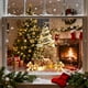 thumbnail image 4 of Pegatinas Navideñas para Ventanas | Calcomanías Navideñas Reutilizables y Removibles | Plástico Resistente Al Agua y a La Decoloración | Colores Dorado, Rojo y Morado | Fáciles de Aplicar, No Dañan E, 4 of 6