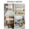 thumbnail image 6 of Flower Teal Area Rug for Bedroom 2.7x5 Ft Grey Cherry Blossoms Cotton Linen Background Super Soft fuzzy Throw Rug Non-Slip Fluffy Plush Indoor Floor Carpet for Living Room Nursery Home Decor, 6 of 8