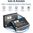 thumbnail image 4 of fuzhong-Replacement for 2X DB-110 Li-ion Battery Compatible Ricoh GR III Compatible Ricoh WG-6 Compatible Ricoh G900 Compatible Ricoh G900SE Camera as BJ-11, 4 of 4
