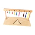 thumbnail image 2 of Percha para escaleras de cuentas de colores con cuentas, juguete educativo de matemáticas, matemáticas, números 1 a 10, 2 of 9
