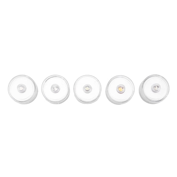 Submersible LED Lights, 5PCS Durable Plastic Underwater Tea Lights 5 Colors For Vase Base Wedding Pond, Aquarium, Fish , Swimming Pool For Fish Lover