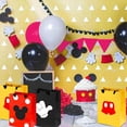 thumbnail image 4 of 12 PCS Mickey Party Favor Bags, Mickey Treat Candy Goodie Gift Bags for Baby Birthday Party Supplies Baby Shower Mickey Theme Party Decoration, 4 of 5