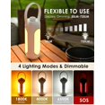 thumbnail image 2 of 10000mAh Battery Capacity Lanterns for Power Outages, 720LM LED Hanging Camping Light for Tent(White), 2 of 5