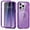Darkpurple, variant on ELEHOLD Full Body Magnetic Case for iPhone 16 Pro,Built-in Front Screen Protector 360 Protection Compatible with Mag Safe Transparent Clear Shockproof Cover for iPhone 16 Pro,Darkpurple