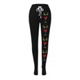 thumbnail image 4 of WILLBEST Fall Clothes Women Women Fashion Pants Comfy Pajama Bottom Straight Leg Drawstring Yoga Pants Breathable Color Block Pajama Sweatpants Clearance Easentials, 4 of 4