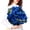 Blue, variant on WAAYEEPAL Rose Bouquet Knitted Blanket - Soft Handmade Gifts for Mom Wife Grandma Home Decor, Pink