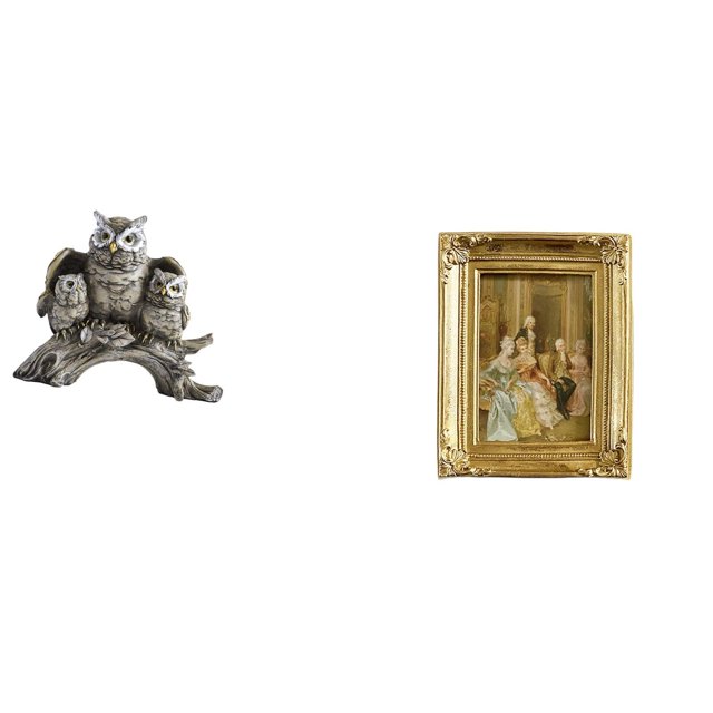Escultura moderna de búho de resina con soporte para fotos, ideal para sala de estar, oficina, dormitorio, mesa, pared, armario, mesita de noche o est