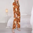 thumbnail image 3 of Sigee Halloween 2 for Women’s Pajama Sets Long-Sleeved Pjs Sets for Women 2 piece Sleepwear-XX-Large, 3 of 7