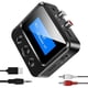 thumbnail image 1 of Adaptador receptor de audio Bluetooth, transmisión inalámbrica para altavoces, equipos de sonido domésticos, amplificadores con pantalla LCD, baja latencia, salidas RCA/AUX, reproducción de, 1 of 8