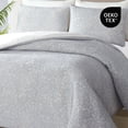 thumbnail image 2 of Better Homes & Garden Grey Chenille 3-Piece Comforter Set, King, All Ages, 2 of 9