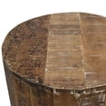 thumbnail image 4 of Table d'appoint industrielle moderne en bois massif – naturel vieilli, 4 of 4
