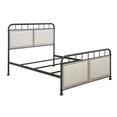 thumbnail image 4 of Pulaski All-N-One Queen Upholstered Metal Bed in Black, 4 of 4