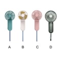 thumbnail image 4 of Ounissouiy ABS PP Reemplazo de ventilador portátil Color sólido Exterior USB Motor sin escobillas 3 Ventiladores de refrigeración de engranajes Electrodomésticos Rosa, 4 of 6