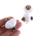 thumbnail image 3 of 2pcs White Vintage Style Door Knobs Cabinet Drawer Cupboard Kitchen Pull HanH WL, 3 of 7