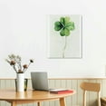 thumbnail image 3 of Nawypu Vintage Sign Four Leaf Clover Art Decor Good Luck Charm Decor Green Nature Wildlife Watercolor Aluminum Sign Meadow Flower Modern Floral Garden Home Decor, 3 of 5
