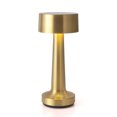 thumbnail image 1 of Rechargeable Led Table Lamp Touch Sensor Desk Light Bedroom Restaurant Bar Decor, Gold ,Dumbbell, 1 of 1