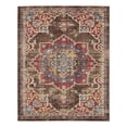 thumbnail image 3 of Unique Loom Utopia Collection Area Rug - Helios (8' x 10' Rectangle Chocolate Brown/Beige), 3 of 7