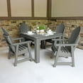 thumbnail image 7 of Highwood's 42" x 42" Square 5-pc Hamilton Dining Set - Dining Height, Outdoor, Eco-friendly, Synthetic Wood, 7 of 7