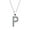 sliver Size K1, variant on EDHITNR Personalized Name Necklace, Custom Letter Pendant Jewelry for Women, Fashion Initial Necklace Gift, Elegant Silver Alloy Chain for Birthday Christmas Travel