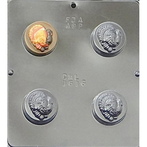 1616 Turkey Thanksgiving Oreo Cookie Chocolate Candy Mold