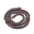 thumbnail image 3 of Natural Garnet Beads Strands Faceted Flat Round 5~5.5x3~3.5mm Hole: 0.8~1mm about 80~81pcs/strand 15.16~15.24 inch(38.5~38.7cm), 3 of 5