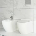 thumbnail image 6 of St. Tropez Back to Wall Concealed Tank Toilet Bowl, Black Hardware, 6 of 14