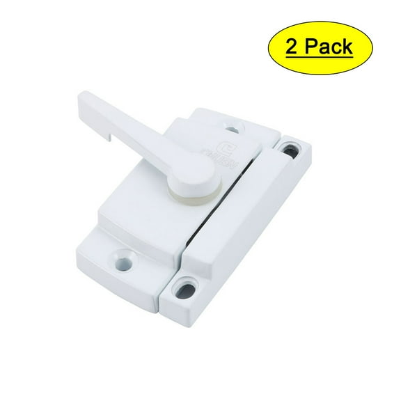 Zinc Alloy Sash Lock Keeper White for Vertical Horizontal Sliding Windows 2pcs