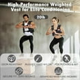 thumbnail image 2 of Weighted Vest for Women and Men - 8lbs/12lbs/16lbs/20lbs/30lbs/40lbs, Adjustable Straps, Breathable Mesh, Strength Training HIIT, 2 of 6