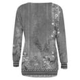 thumbnail image 5 of EQWLJWE Chandails en Molleton pour Femmes en Polaire Col Rond Graphique Fleur Haut à Manches Longues Chandail Mignon Léger Ample Costumes d'Halloween en Liquidation, 5 of 5