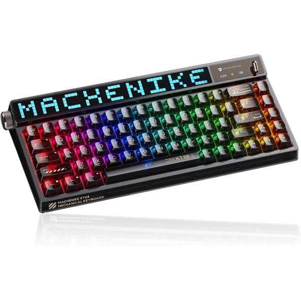 Teclado Machenike KT68 Pro 65% RGB inalámbrico Gateron Brown