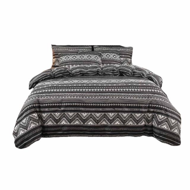 3-Piece Bedding Gift Set with Dense Floral Print | Sanding Home Textile Bed Sheets | Premium Cloth Style Bedroom Decor (3PC Set)