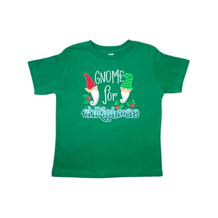 

Inktastic Gnome for Christmas with Holly Gift Toddler Boy or Toddler Girl T-Shirt