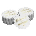 thumbnail image 1 of Inkdotpot Retirement Is Sweet Text Bottle Tag Real Gold Foil Favor Hang Tags Pack Of 100, 1 of 1