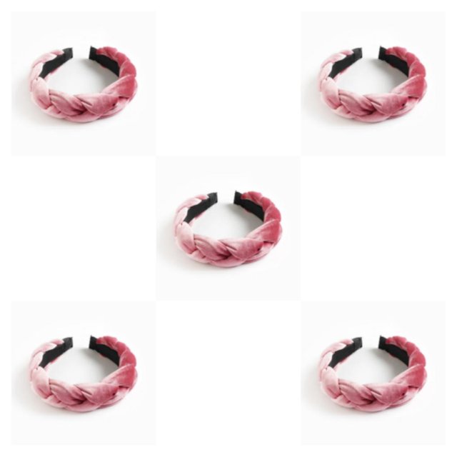 Qarigey Diadema de terciopelo trenzado, diadema ancha de lujo para mujeres y niñas, tocado de aro para el pelo, banda para la cabeza, Type2 NO2