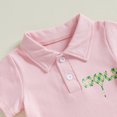 thumbnail image 6 of Okbabeha  Toddler Baby Girl Golf Outfit Short Sleeve Polo T Shirt Golf Print Mini Skirt Set 2Pcs Clothes, 6 of 7