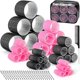 thumbnail image 1 of wonima02 6 Size Hair Rollers for Women, 62 Pcs Rollers Hair Curlers for Blowout Look Long Medium Short Hair, Jumbo Large Medium Small Self Grip Curlers with 36 Roller 24 Clips 1 Storage Bag, 1 of 1
