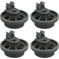 thumbnail image 1 of 4 Pcs 4581DD3003B Dishwasher Lower Rack Wheels, Bottom Dishrack Roller Assembly Replacement part Compatible with LG Dishwasher Replaces 4581DD9002B 1372292 AP4437752 EA3523051 AH3523051 PS3523051, 1 of 6
