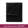 thumbnail image 4 of Soft Textiles 12 Pack Black Color Salon Towel Premium Hotel, Salon & Gym Hand Towels, 100% Cotton, 4 of 9