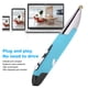 thumbnail image 4 of M Buder Ratón Inalámbrico Tipo Lápiz 2.4G Ergonómico Óptico Ajustable 800/1200/1600 DPI Para PC Laptop Tableta TV Inteligente Sin Batería Azul 1 Pieza, 4 of 9