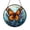 Acrylic 3.5 Inch, variant on Monarch Butterfly Faux Stained Glass Window Cling, Glossy Translucent Double Sided Decorative Window Decal, Colorful Nature Insect Art Film for Living Room Bedroom Home Decor