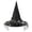 C-Silver, variant on Kids Party Hat Halloween Witch Hat With Satin Ribbon Rhinestone Wide Brim Pointed Hat for Cosplay Dress‑up Holiday Parties and Themed Events F-Orange - One Size