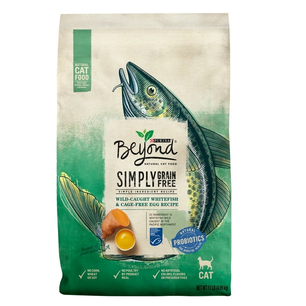 Purina Beyond Grain Free, Natural Dry Cat Food, Simply Grain Free Wild Caught Whitefish & Cage