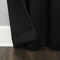 thumbnail image 4 of Sun Zero Avery Total 100% Blackout Grommet Curtain Panel in Black, 40" x 84", Black, 4 of 9